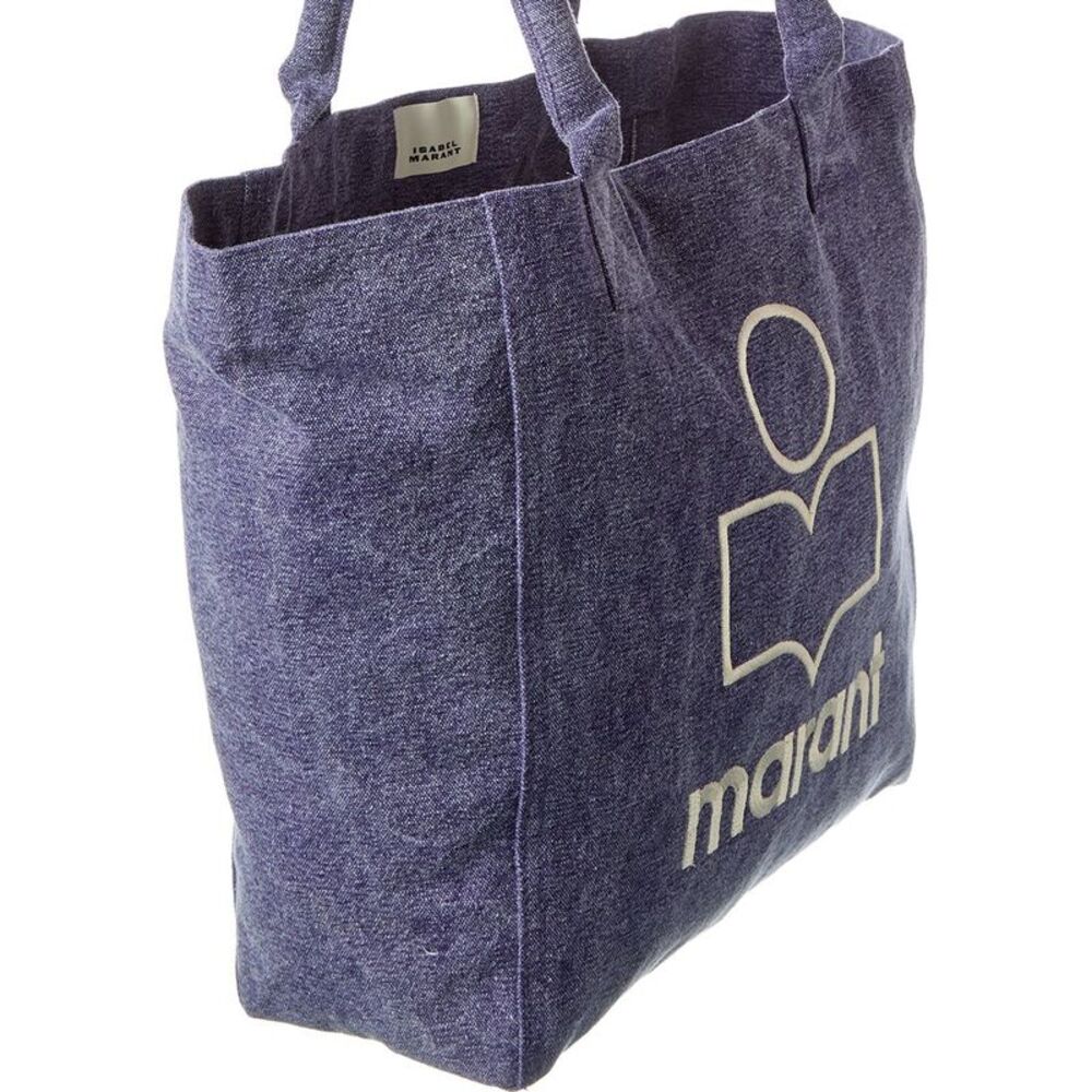 Isabel Marant Yenky Small Canvas Tote, Purple - Picture 3 of 4